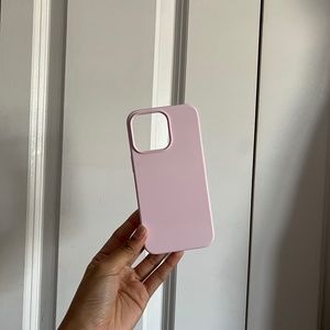 soft pink iPhone 13 pro case